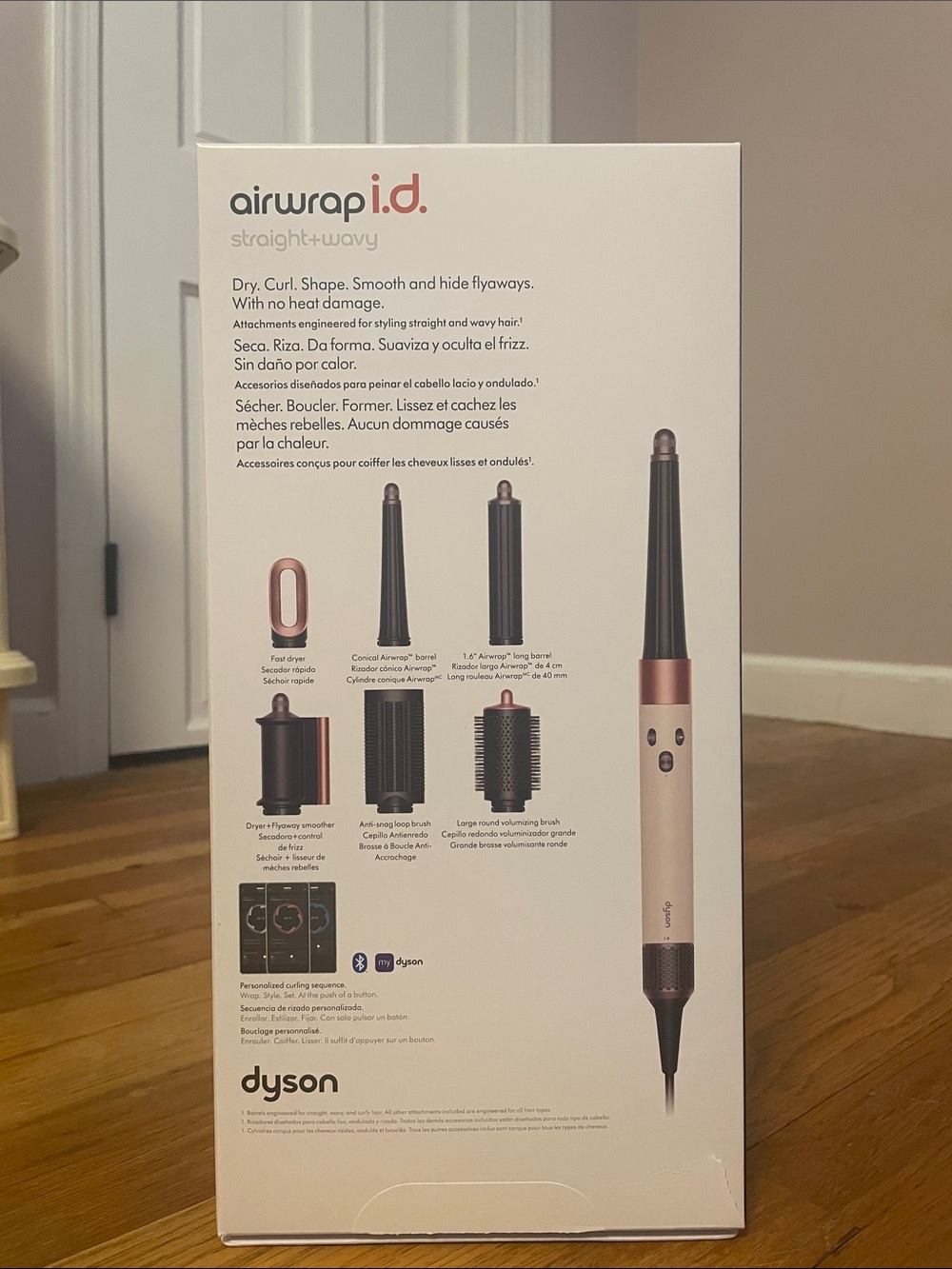 Dyson Airwrap i.d. Styler straight+wavy pink/gold